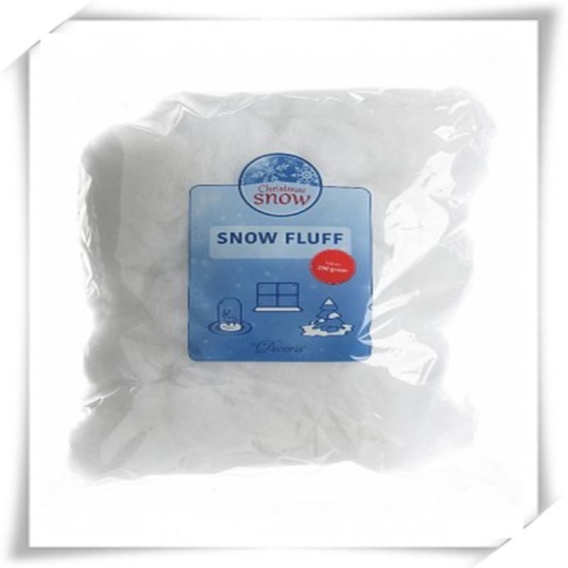 White Polyester Soft Fluff Pull Snow Christmas Decorating