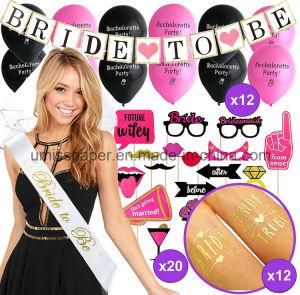 Umiss Paper Bachelorette Decoration Kit Wedding Engagement Party Supplies Accessories