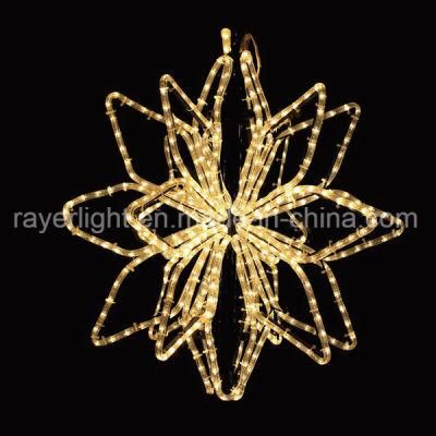 Outdoor Decoration Tree Topper Decoration Christmas LED Rope Light