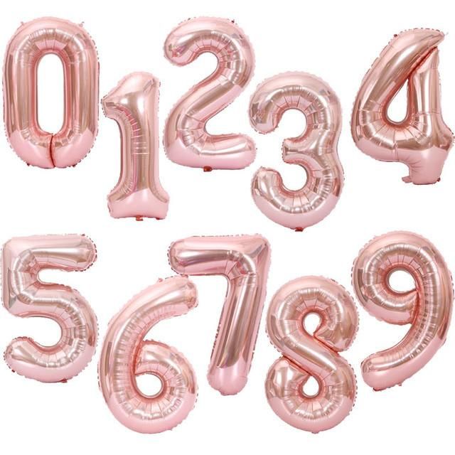 40inch Big Foil Birthday Number Balloons Home Party Supplies Decorations