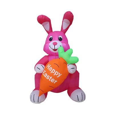 Corlorful Cartoon Inflatable Model Easter Decoration Easter Bunny for Sale