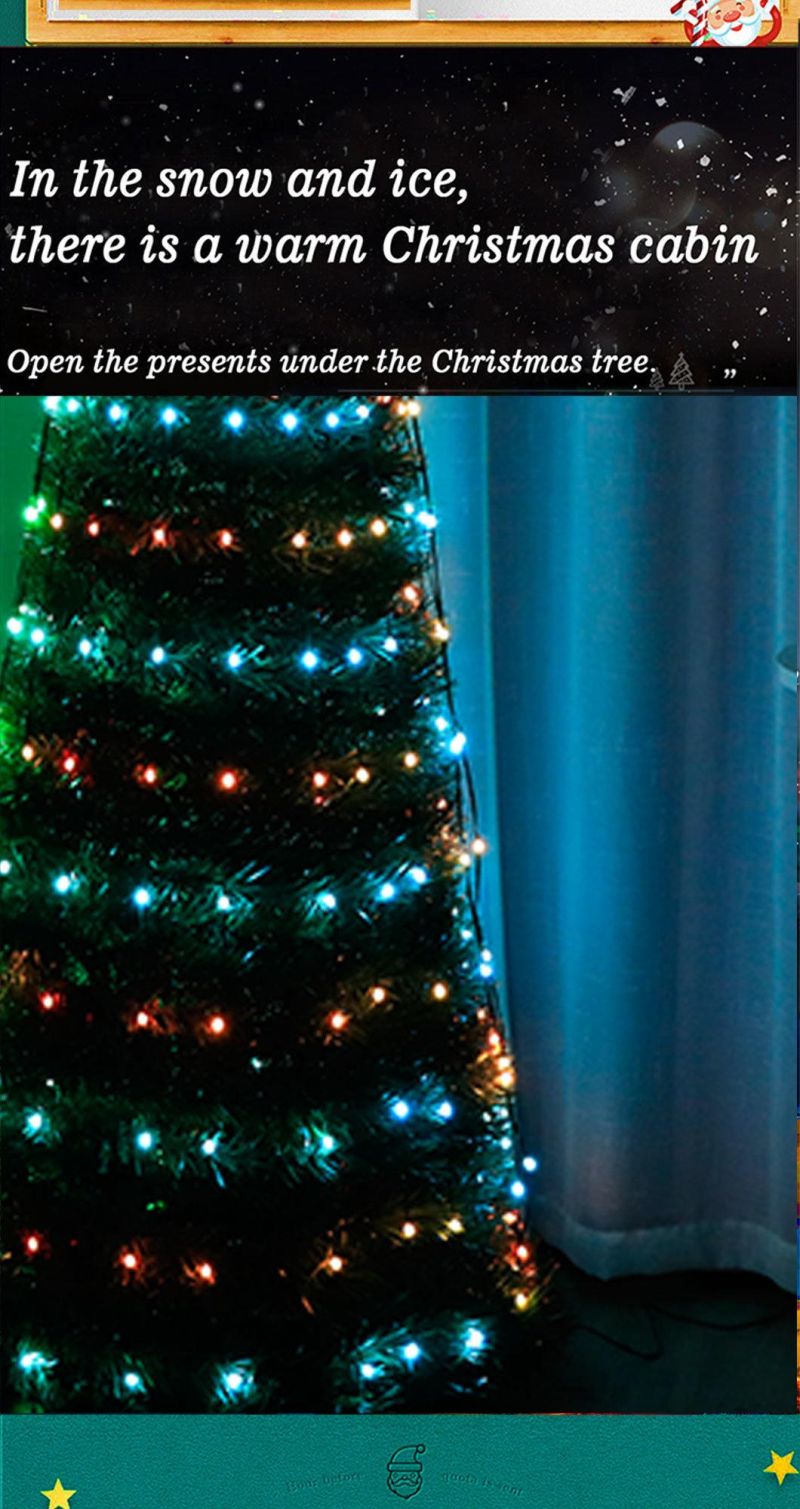 Atificial Point-Controlled Soft Cord Christmas Tree