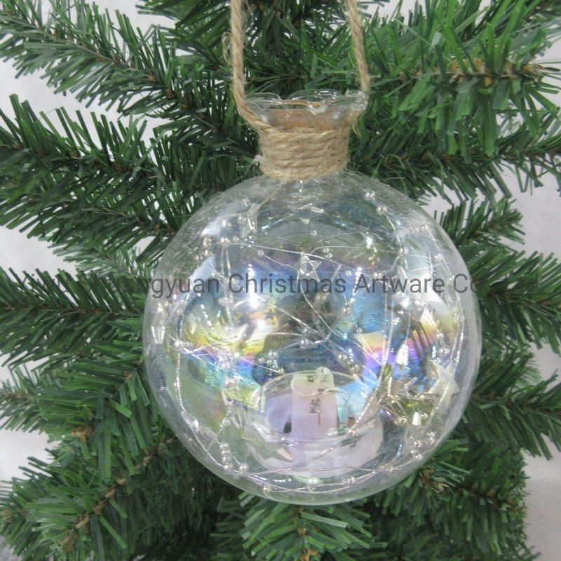 2021 New Design High Sales Christmas Glass Ball for Holiday Wedding Party Decoration Supplies Hook Ornament Craft Gifts