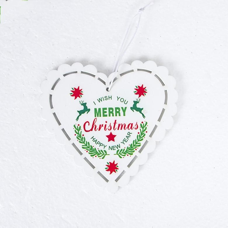 China Supplier Wholesale OEM Wooden Christmas Hanging Wall Decoration