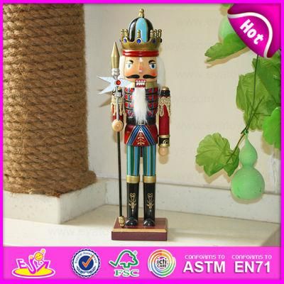 2015 New Hot Item Gifts Christmas Decorations Wooden Nutcracker, Cheap Wooden Christmas Gifts, High Quality Christmas Gift W02A085