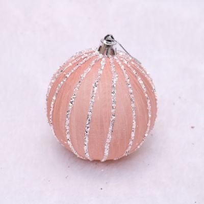 High Quality Pink Foam Ball Christmas Decoration Hanging Ornaments Christmas Gifts