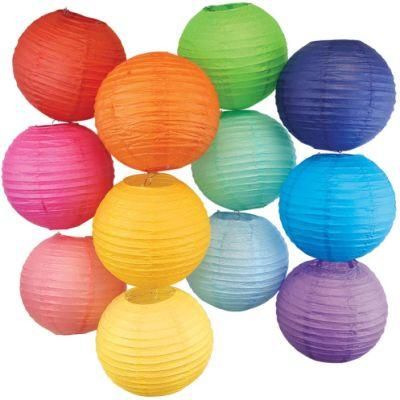 Cheap Wedding Decoration Hanging White Round Paper Lantern