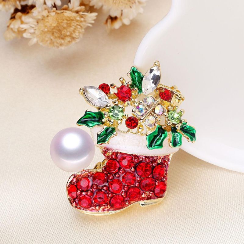 Christmas Series Brooch Lovely Santa Dripping Christmas Trend Brooch