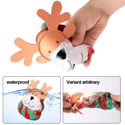 Dimple Sensory Children Novelty Glasses 2021 Santa Singing Plush Toys No Mimicking Come Christmas Toy