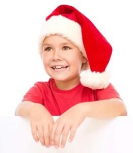 Cheap Christmas Decorations Non-Woven Sequin Christmas Hats Santa Claus&prime; Cap