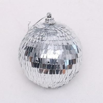 New Design Silver 8cm Foam Ball Christmas Decoration Foam Ornament Ball Christma Tree Hanging Ball