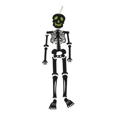 Custom Felt White Hanging Skeleton Set Halloween Decorations Party