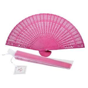 Colorful Sandalwood Fan, Wooden Folding Fan for Wedding, Bridal