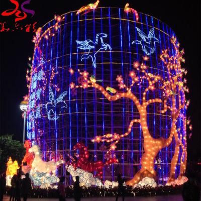 Large Size Outdoor LED Street 3D Motif Light Holiday Decoration
