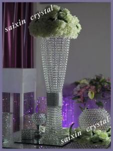 Crystal Centerpieces Flower Stand for Wedding Supplies