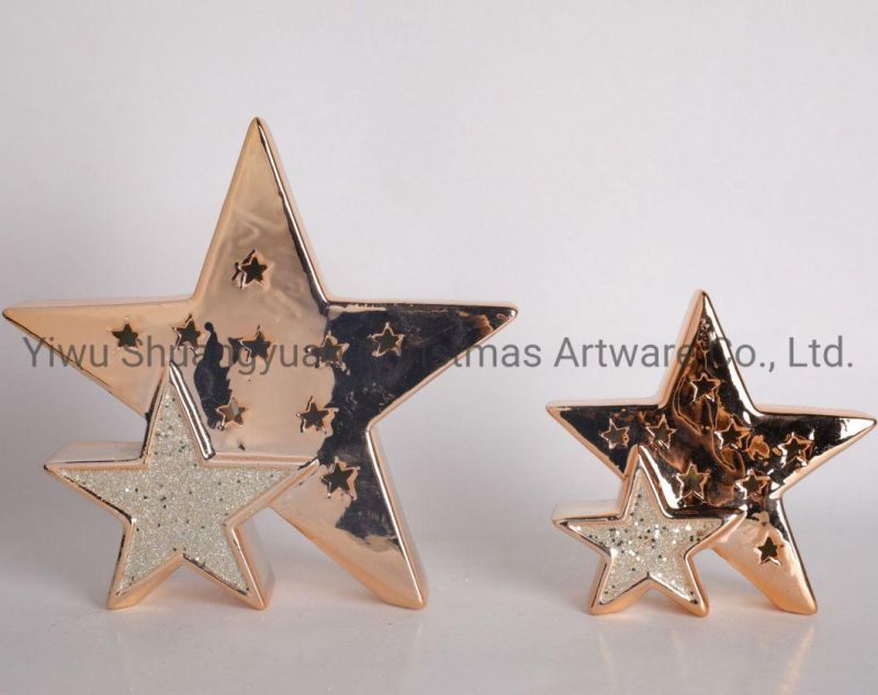 Christmas Ceramic for Holiday Wedding Party Decoration Supplies Hook Ornament Craft Gifts