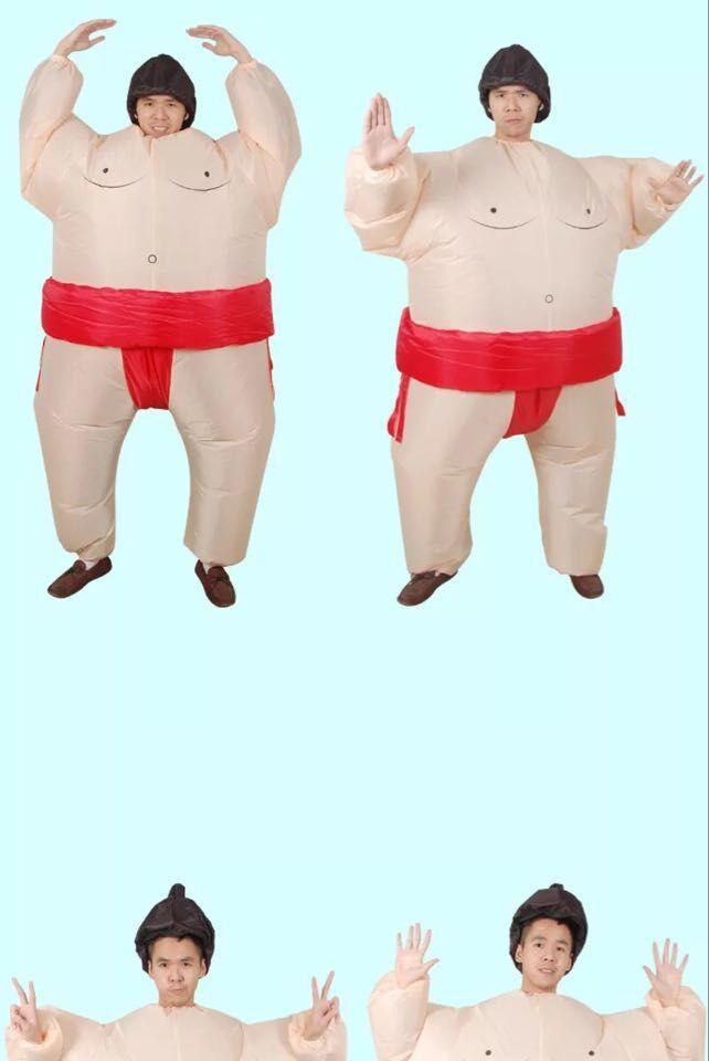 Funny Inflatable Japaness Wrestler Sumo Costume for Halloween Party