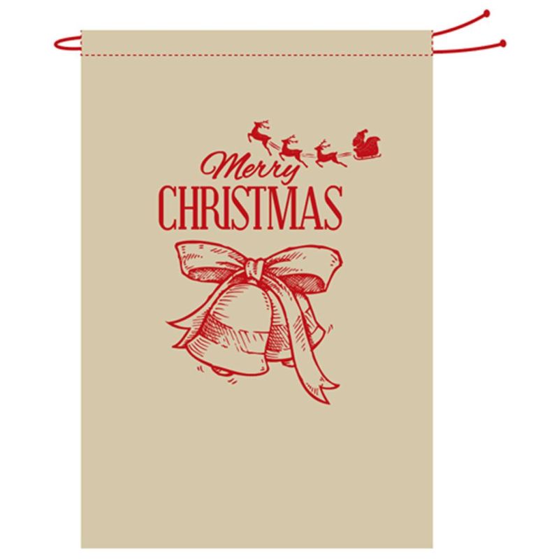 Manufacturer Texpro 2021new Personalized Christmas Santa Sack Christmas Cotton Canvas Gift for Kids, Home Decoration