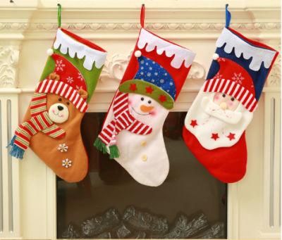 Cheap Vintage Christmas Ornament Socks Christmas Gift Christmas Decoration Christmas Socks