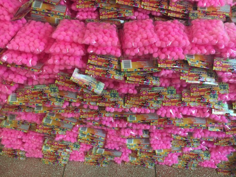 1 Inch POM Poms for Hobby Supplies and DIY Creative Crafts Multicolored