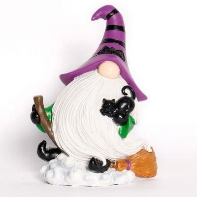 Latest Style Wholesale Custom High Quality Party Accessories Craft Halloween Resin Gandalf on Pumpkin