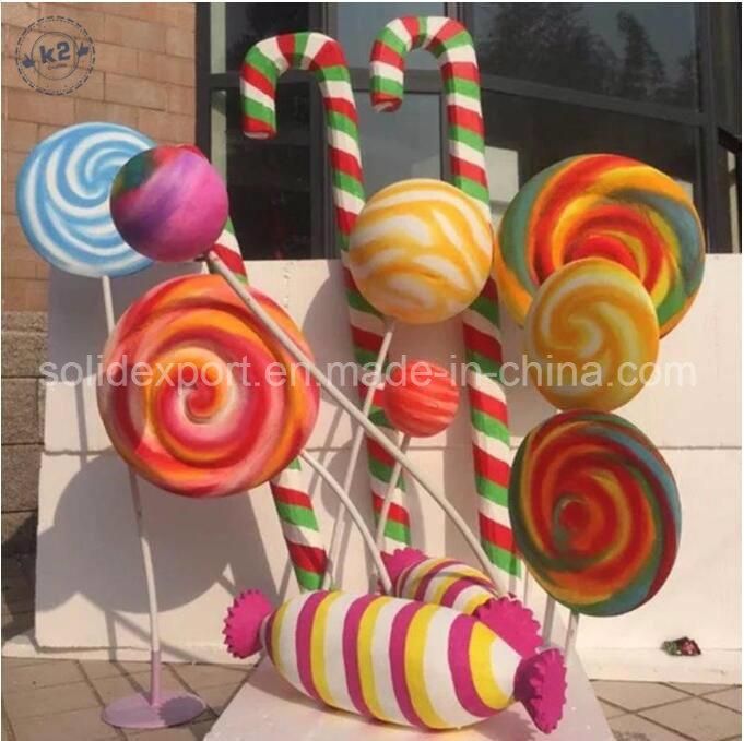 Bubble Lollipop Props for Christmas Window Display Kindergarten Children′s Photography Amusement Park Decoration