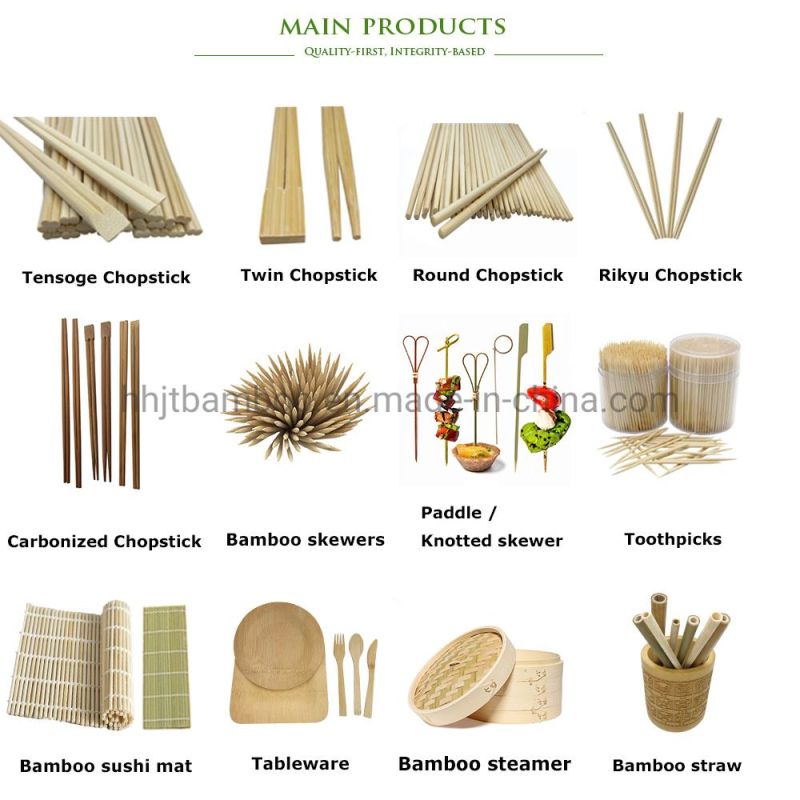 Chinese Factory Wholesale Disposable Green Tianle Bamboo Skewer
