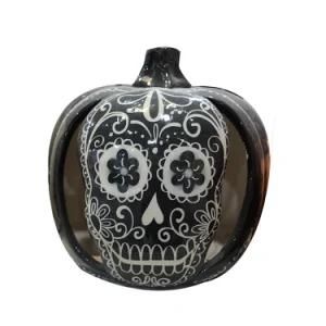 Halloween Decoration Skull with Pumpkin