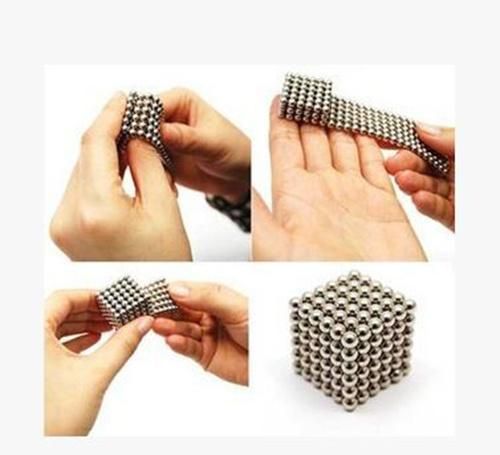 Sintered NdFeB 5mm Neodymium Magnets Cube for Kids Play