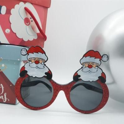 Santa Claus Party Wacky Glasses Christmas Gift Props Holiday Gift Party Supply Christmas Glasses