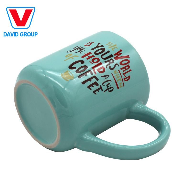 Sublimation Custom Logo Print 11oz Simple White Coffee Cups Ceramic Mug