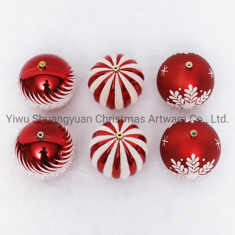 New Design Christmas Ball for Holiday Wedding Party Decoration Supplies Hook Ornament Craft Gifts
