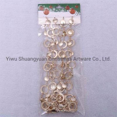 Bulingbuling Champagne Gold Plastic Beads Chain Roll