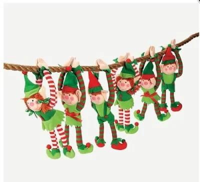 Custom Christmas Decoration Toy Plush Elf Toy