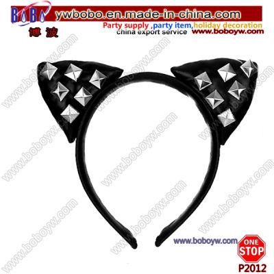 Party Supply Cat Ears Headband Hair Band Christmas Ornament Christmas Gifts (P2012)