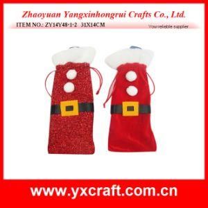 Christmas Decoration (ZY14Y48-1-2) Christmas Wine Sack