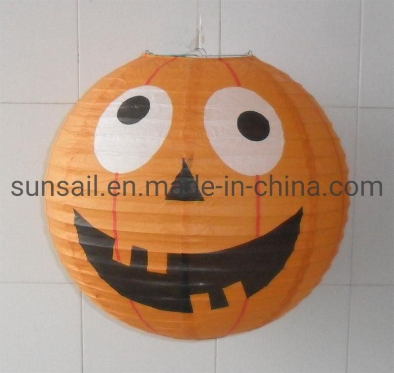 Halloween Paper Lanterns Hanging Lantern Spider Skeleton Pumpkin for Halloween Party Decor