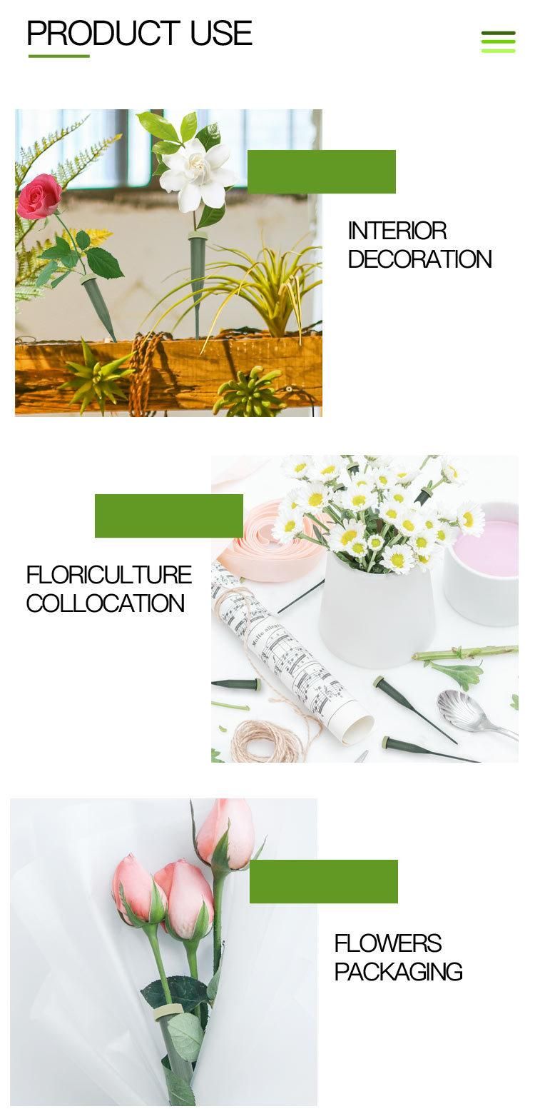 Wholesale Cheap Price 30cm Transparent Floral Plastic Flower Water Tube