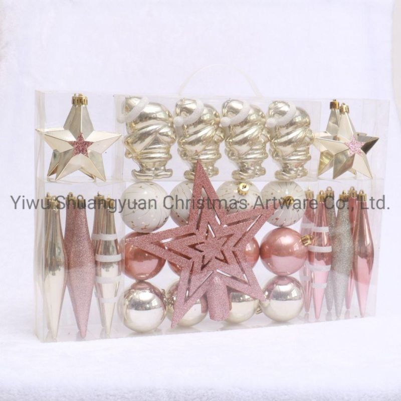 High Sales Christmas Ball for Holiday Wedding Party Decoration Supplies Hook Ornament Craft Gifts