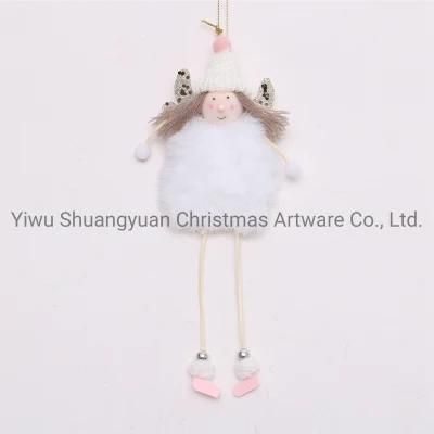 New Design High Sales Christmas Hanging Angel for Holiday Party Decoration Supplies Hook Ornament Craft Gifts