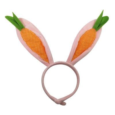 Wholesale Easter Fancy Bunny Ear Hair Scrunchies Headbands for Kids