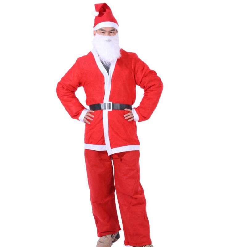 2020 Red Christmas Santa Evening Party Costume