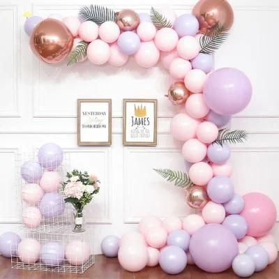 Eco-Friendly Pink Balloon Arch Garland Birthday Party Decoration Wedding Baby Shower Balloon Arch Garland Kit