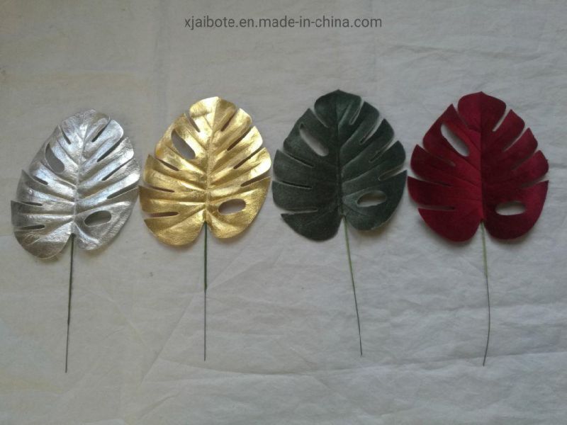 High Quality Artificial Plastic Turtle Leaf for Outdoor Indoor Decoration