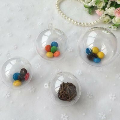 DIY Christmas Ball Plastic Transparent Christmas Ornament Balls