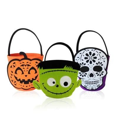 BSCI Factory Baskets Bag Felt Crafts Custom Halloween Bucket Blanks