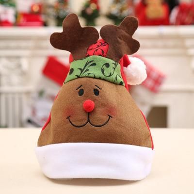 Wholesales Good Quality Cute Children Christmas Hat Santa Hat Christmas Cap for Gifts Party Hat