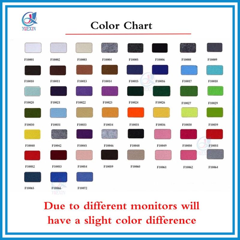 Colored Polyester Felt Craft Sheets Die Cutting Felt