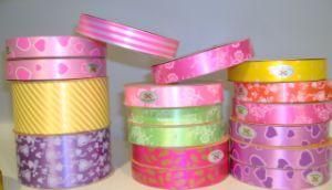 OEM Christmas Band Plastic Printed Ribbon Roll