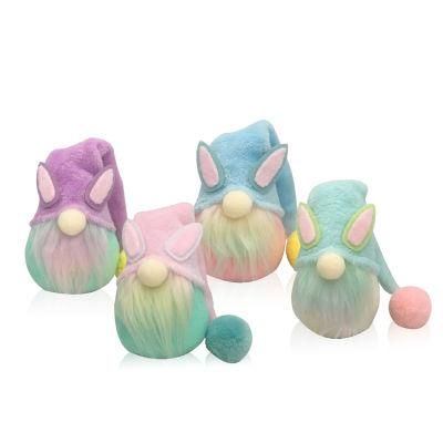 New Small Toys Colorful Bunny Ears Gnome Decoration Craft Easter Doll